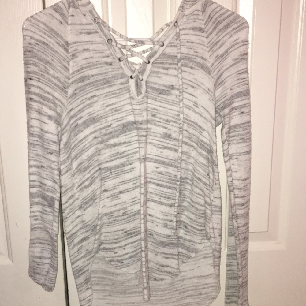 Criss cross sweater